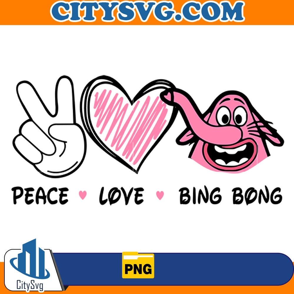 PEACE LOVE BING BONG png