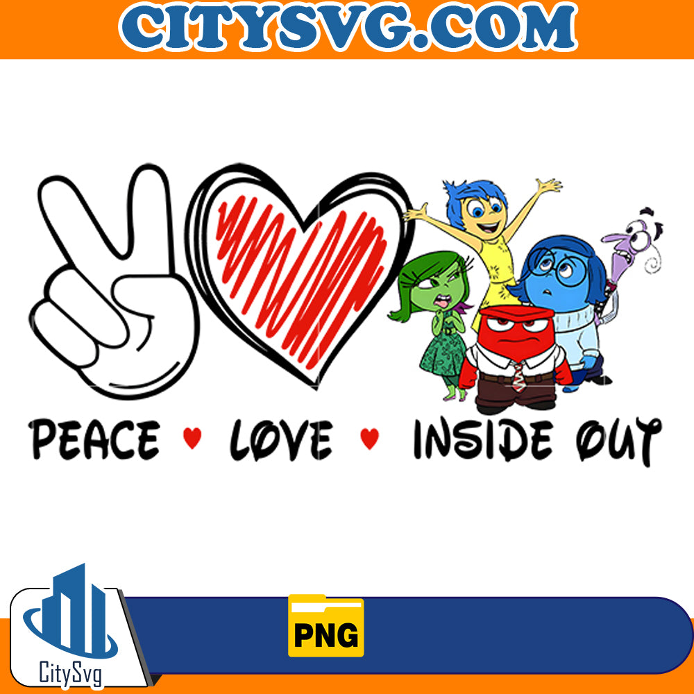 PEACE LOVE Inside Out png