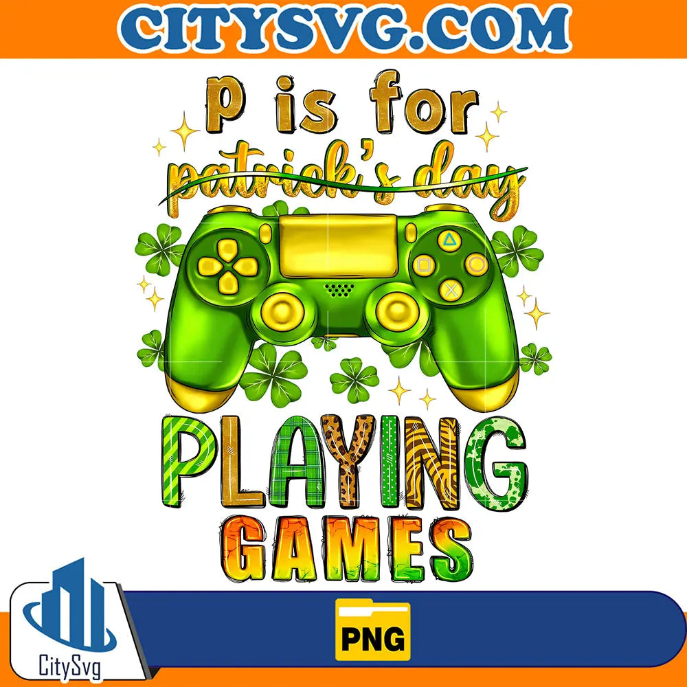 PIsForPatricksDayPlayingGamesPng