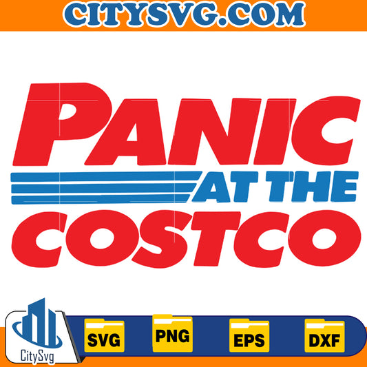 Panic At The Costco Svg