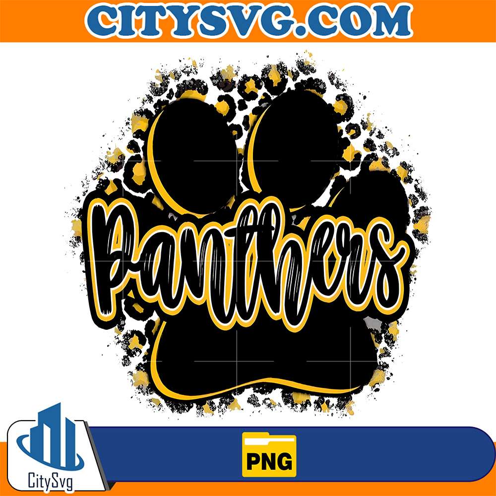 Panthers-Paw-Gold-Png