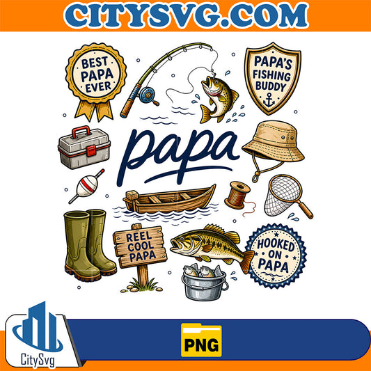 Papa-Fishing-Buddy-Best-Papa-Ever-Funny-Fishing-Dad-Png