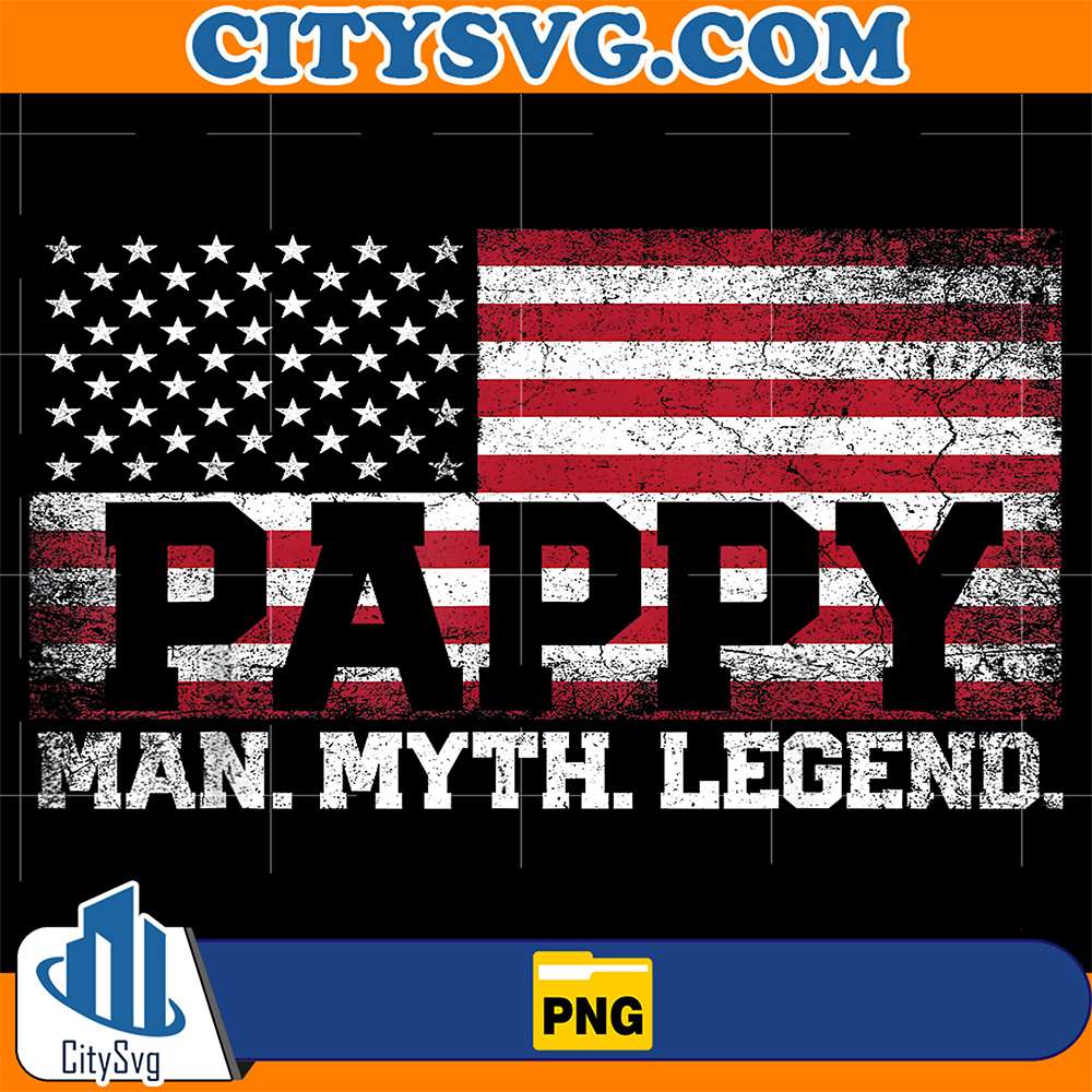 Pappy-The-Man-The-Myth-The-Legend-Png