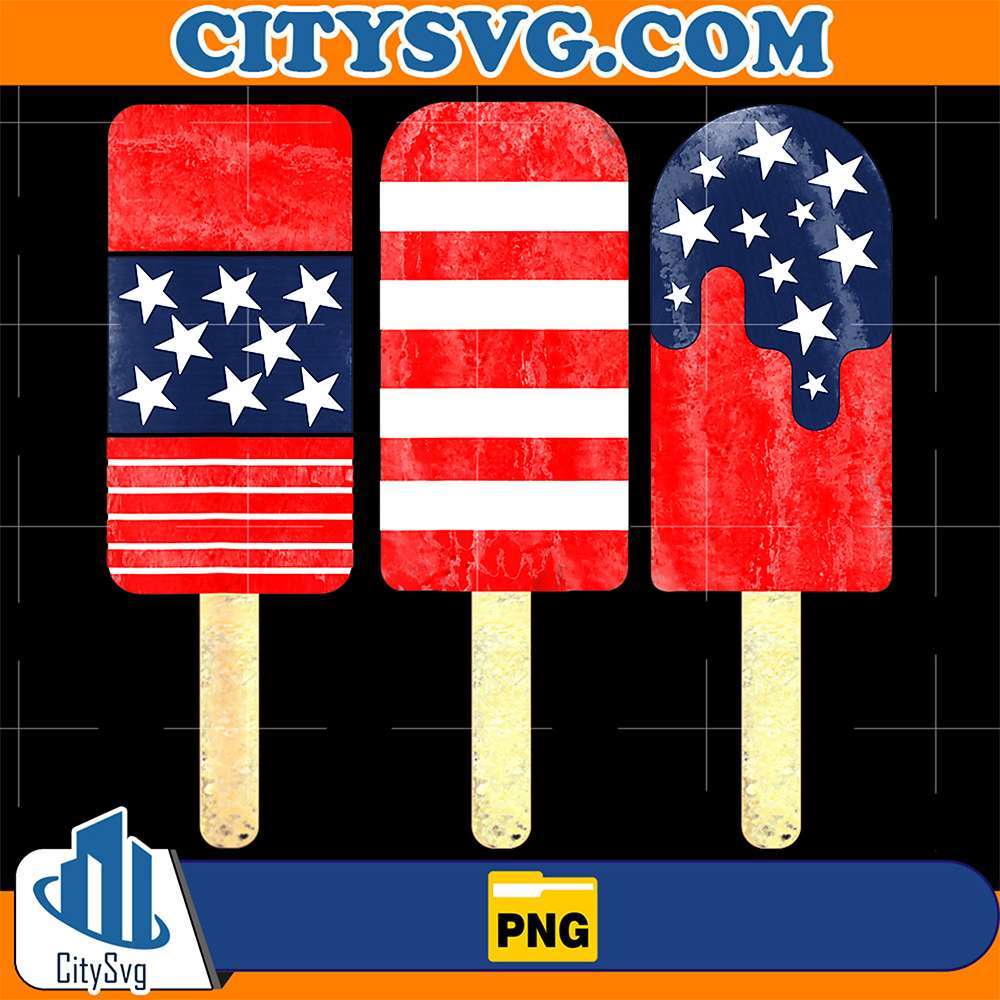 Patriotic-4th-Of-July-Popsicles-Png