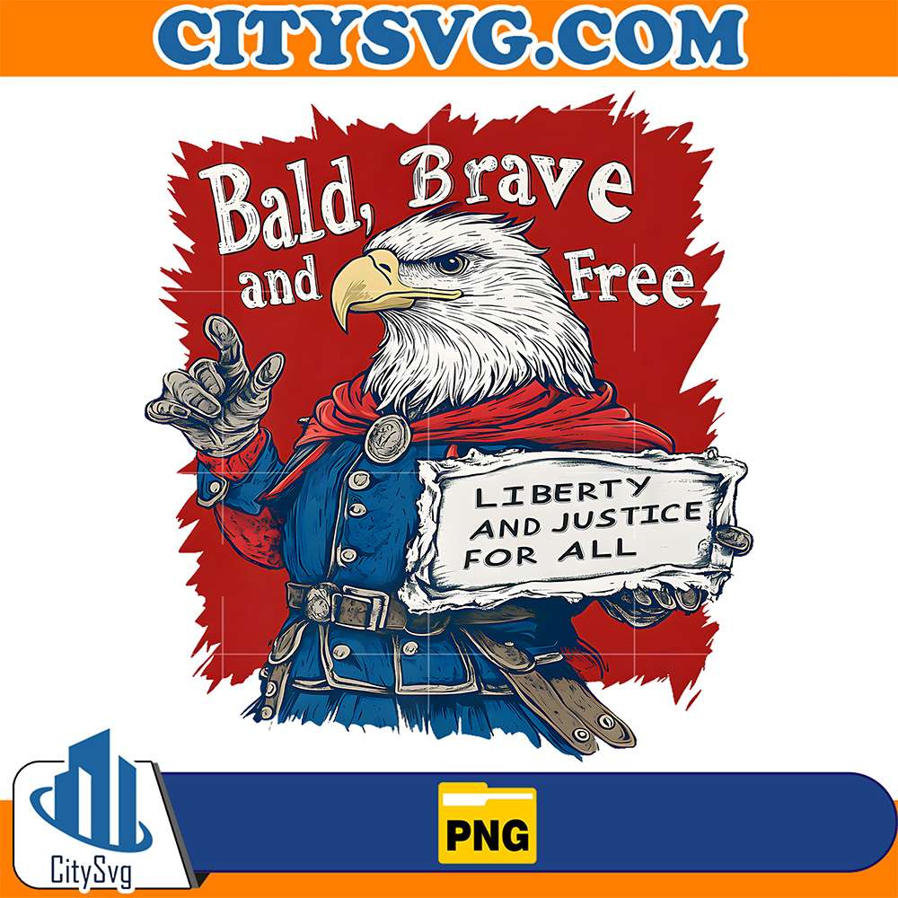 Patriotic-Bald-Man-Bald-Eagle-4th-Of-July-America-Png