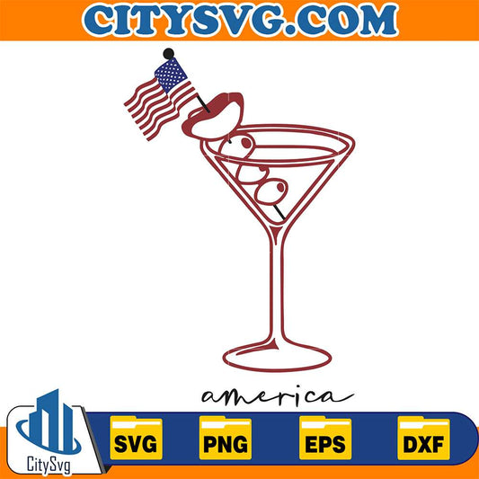 Patriotic-Cocktail-America-Flag-Svg