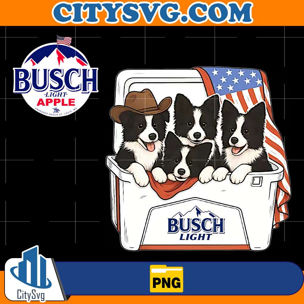 Patriotic-Dogs-Busch-Light-Png