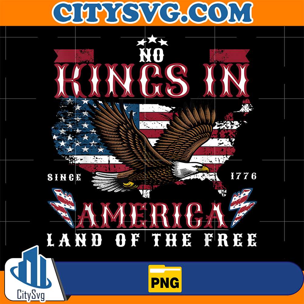 Patriotic-Pro-Democracy-Protest-June-14-No-Kings-In-America-Png-1