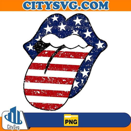 Patriotic-Rolling-Stones-America-Flag-Png