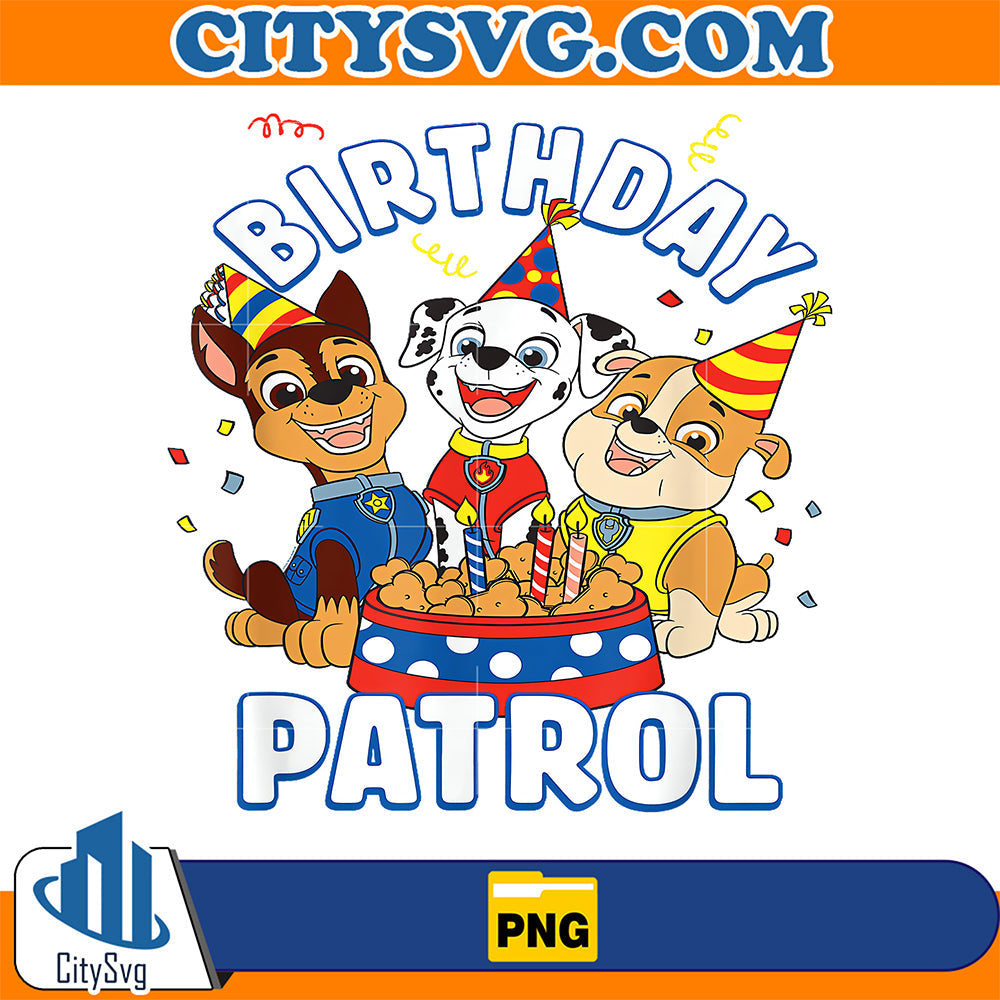 Paw Patrol Birthday Patrol Happy Birthday Png CitySvg