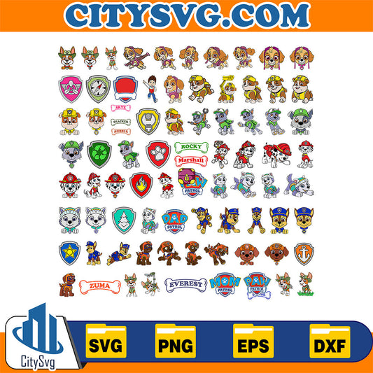 Paw-Patrol-Bundle-Svg