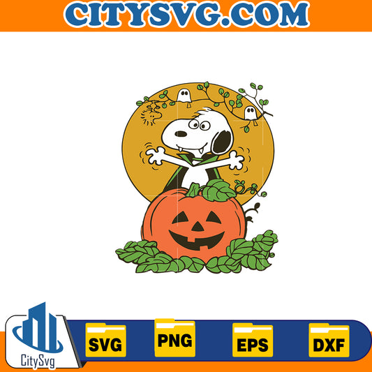 Snoopy Halloween Svg