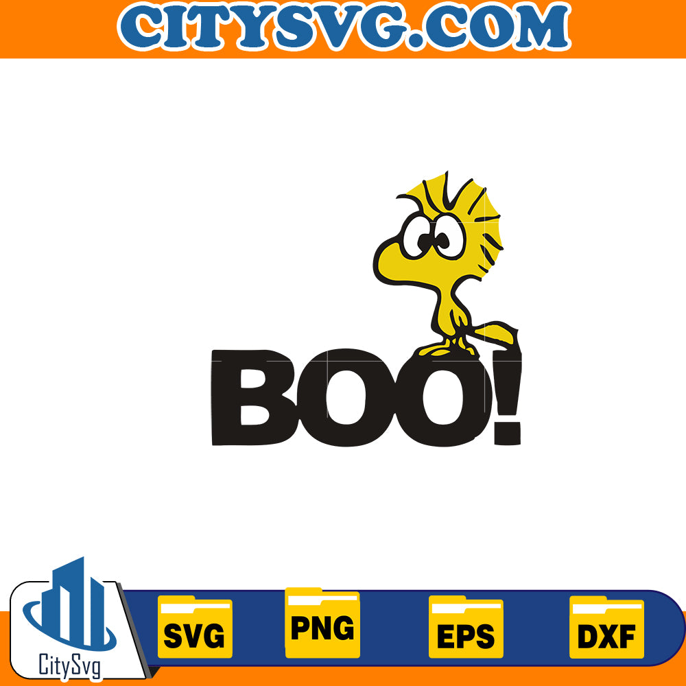 Snoopy Boo Svg