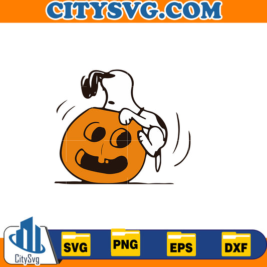 Snoopy Halloween Svg