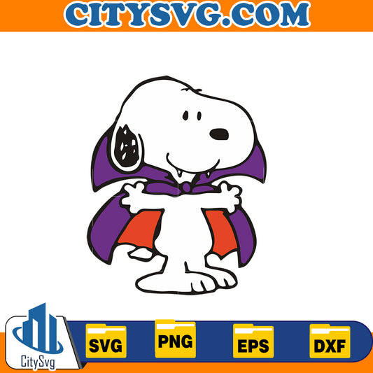 Snoopy Halloween Svg