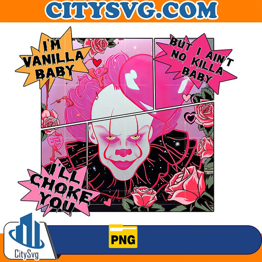 PennywiseComicHorrorValentinePng