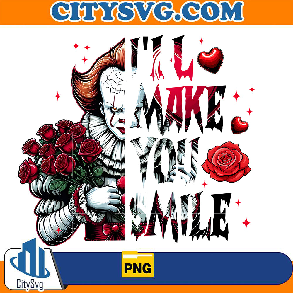 PennywiseHalloweenValentinePng