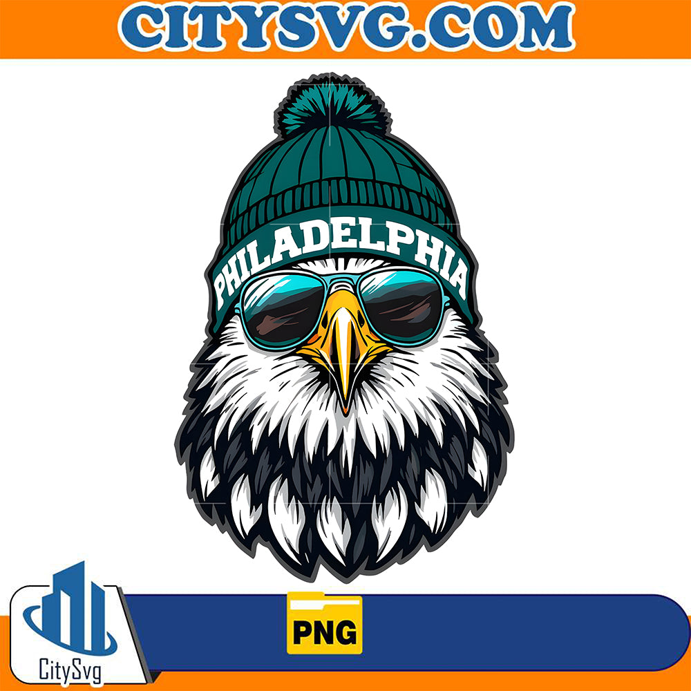 PhiladelphiaFootballEagleHeadBeaniePng