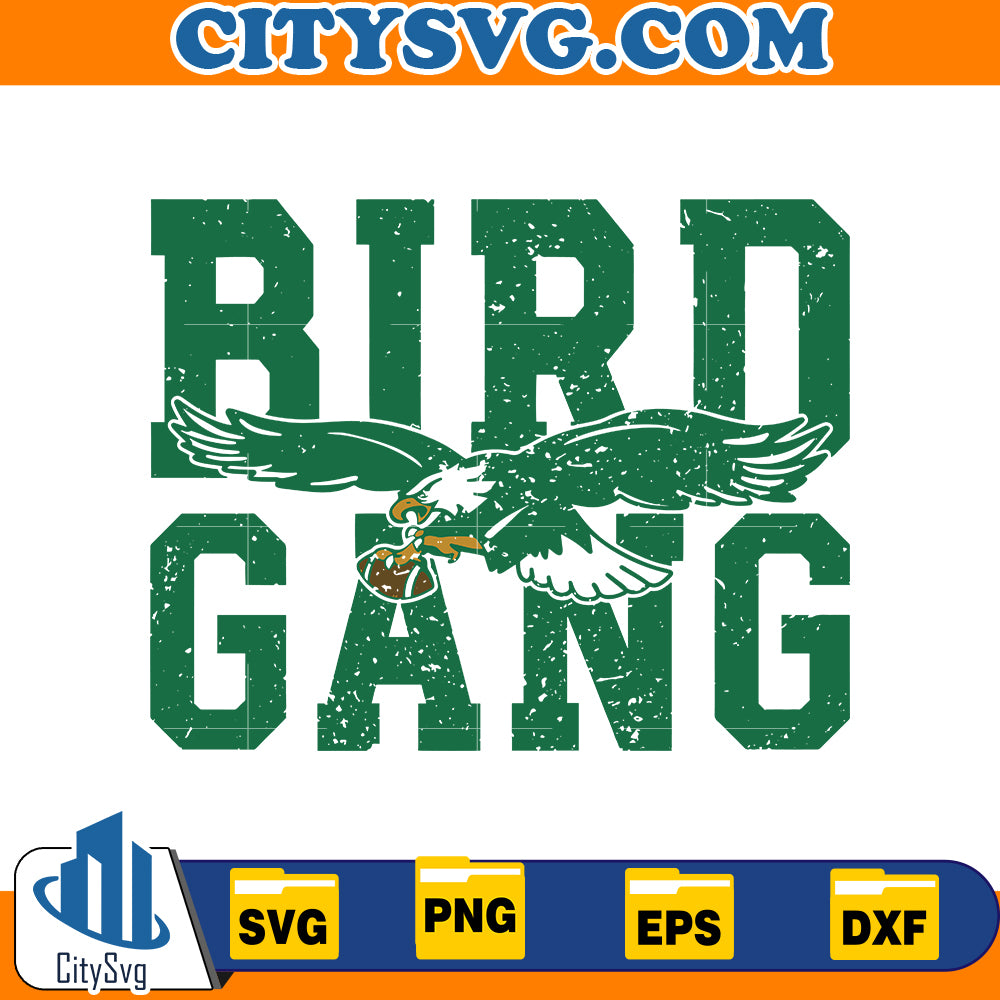 Bird Gang Svg, Philadelphia Football SVG