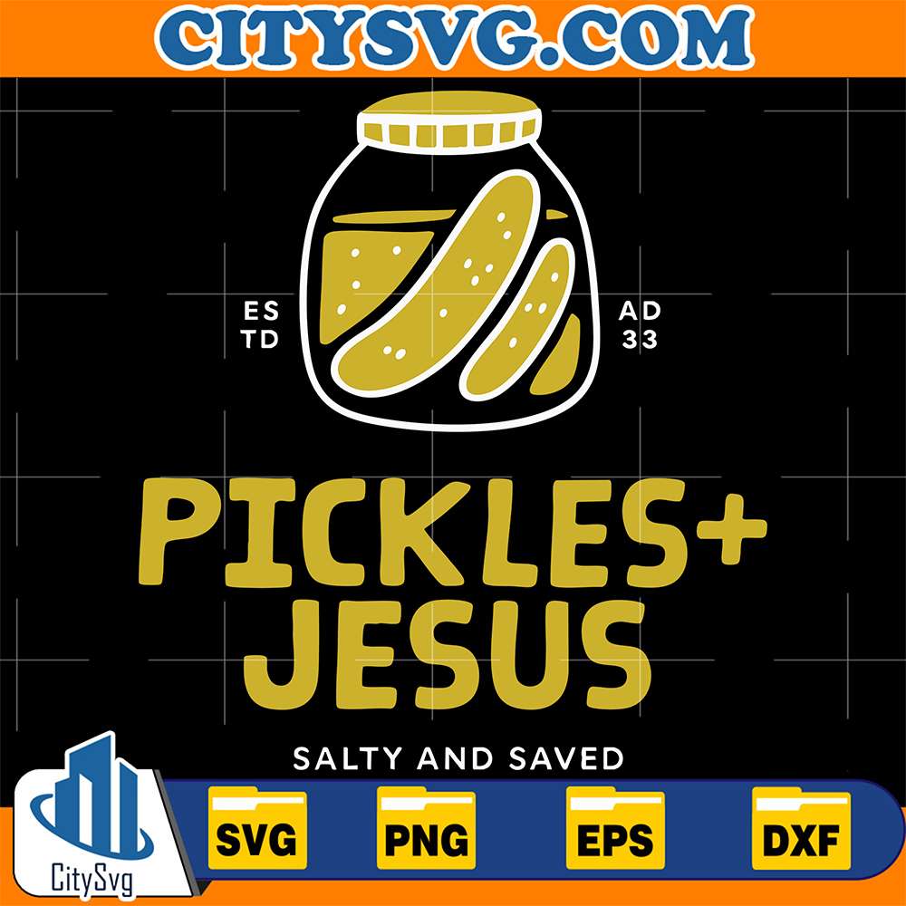 Pickles-Jesus-Salty-And-Saved-Svg