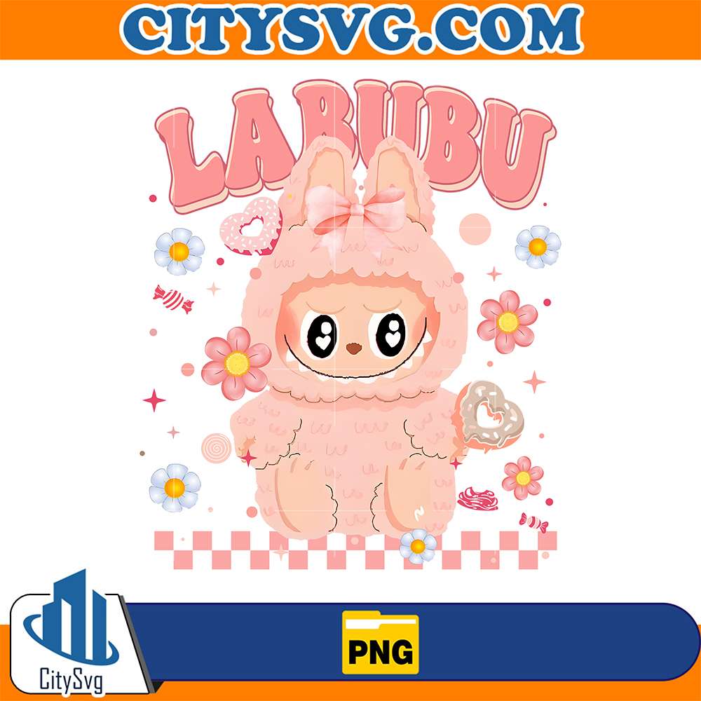 Pink-Labubu-Bunny-Cute-Kawaii-Character-Png