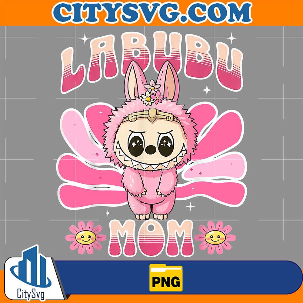 Pink-Labubu-Mom-Png-1