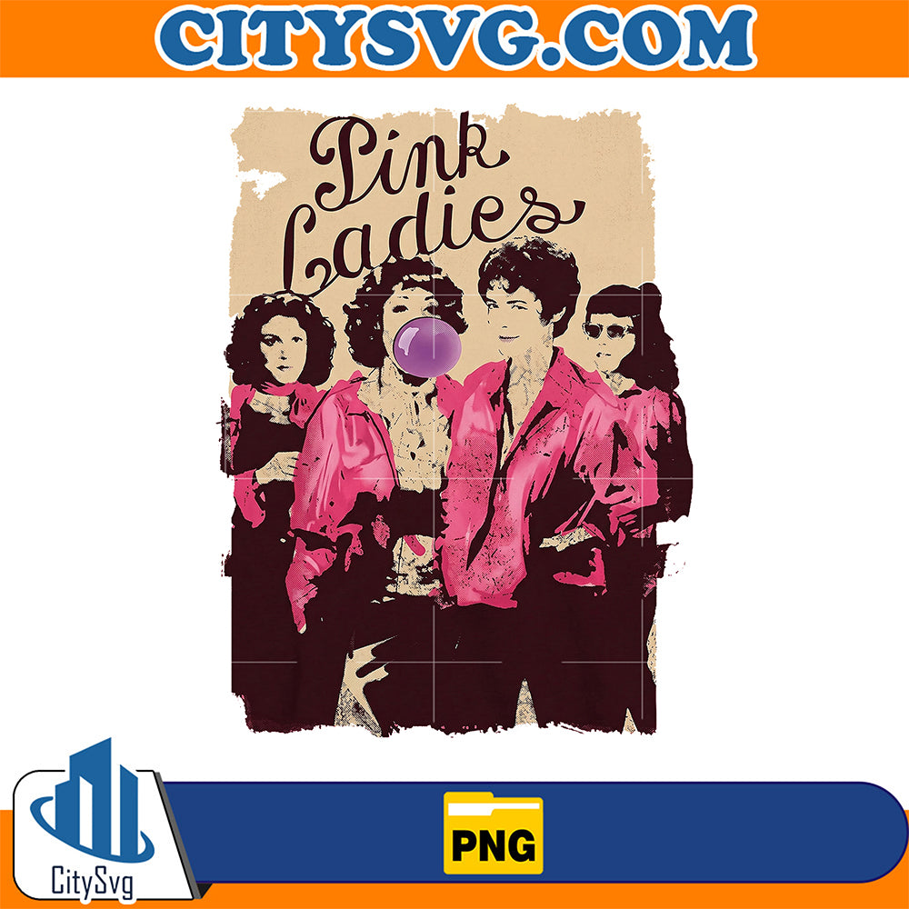 Pink-Ladies-Girl-Gang-Png-Vintage-Pink-Ladies-Bubblegum-Png