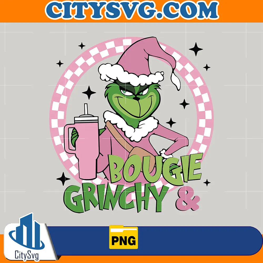 PinkBougieandGrinchyStanleyPng