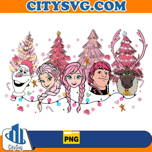 PinkDisneyMickeyAndFriendsChristmasPng2