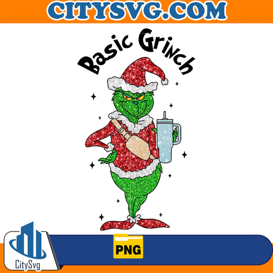 Pink Faux Sequin Basic Grinch Png CitySvg