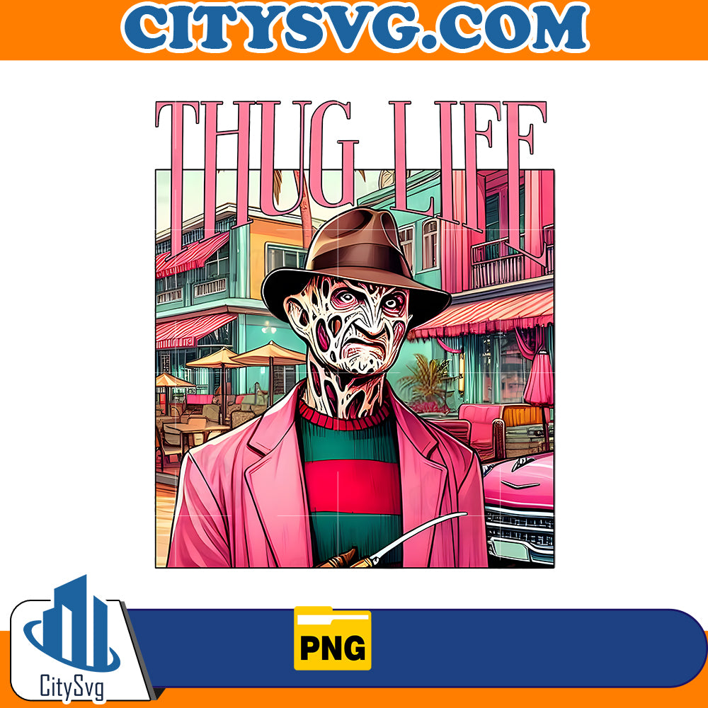 Pink Freddy Krueger Thung Life Png