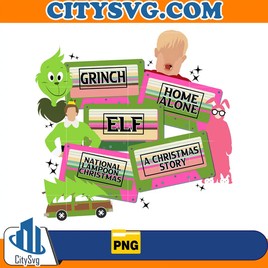 PinkGrinchHomeAloneElfChristmasPng