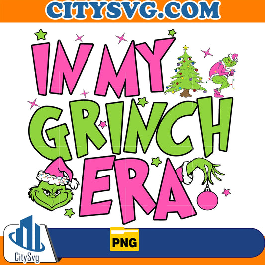 PinkGrinchInMyGrinchEraChristmasPng