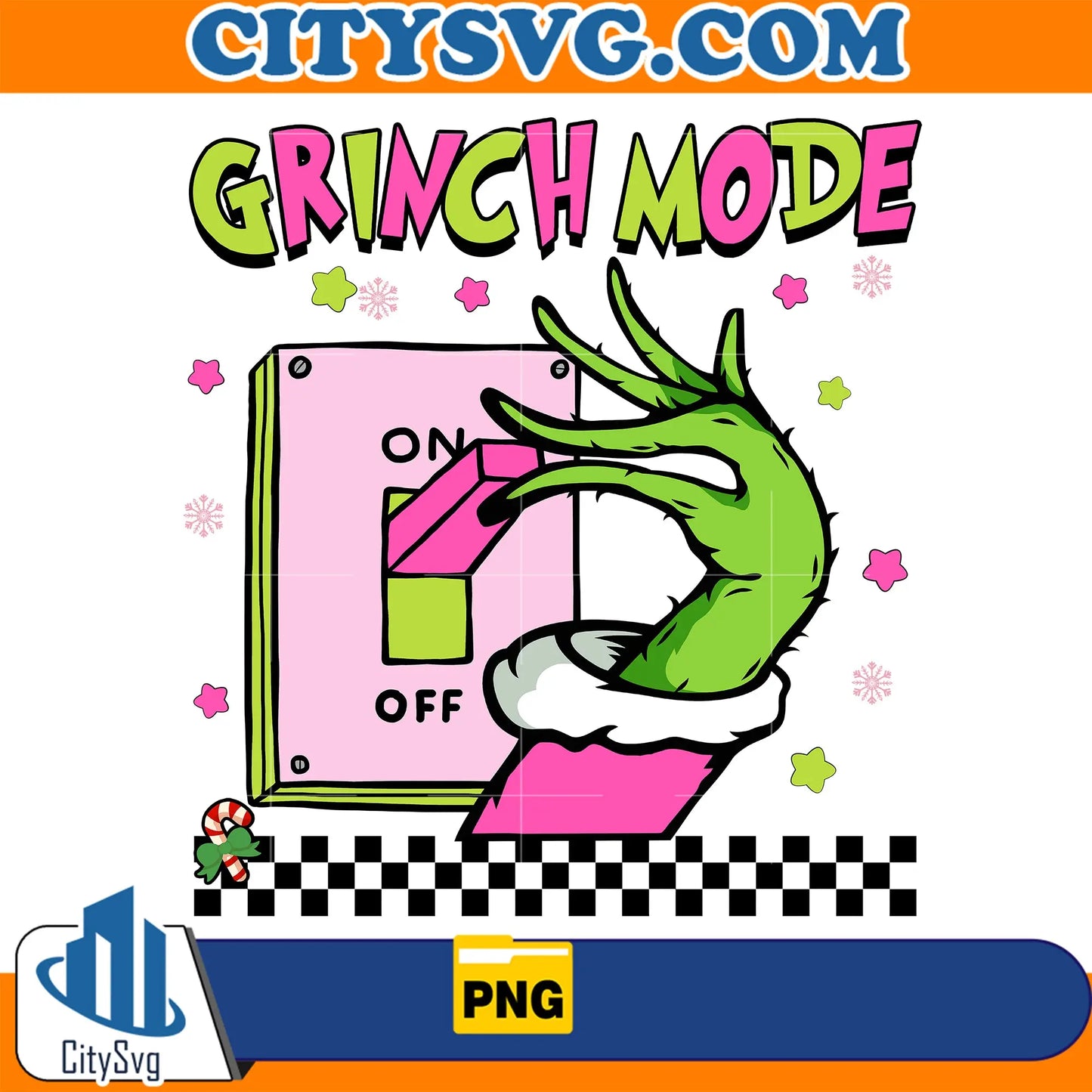 PinkGrinchModeChristmasPng