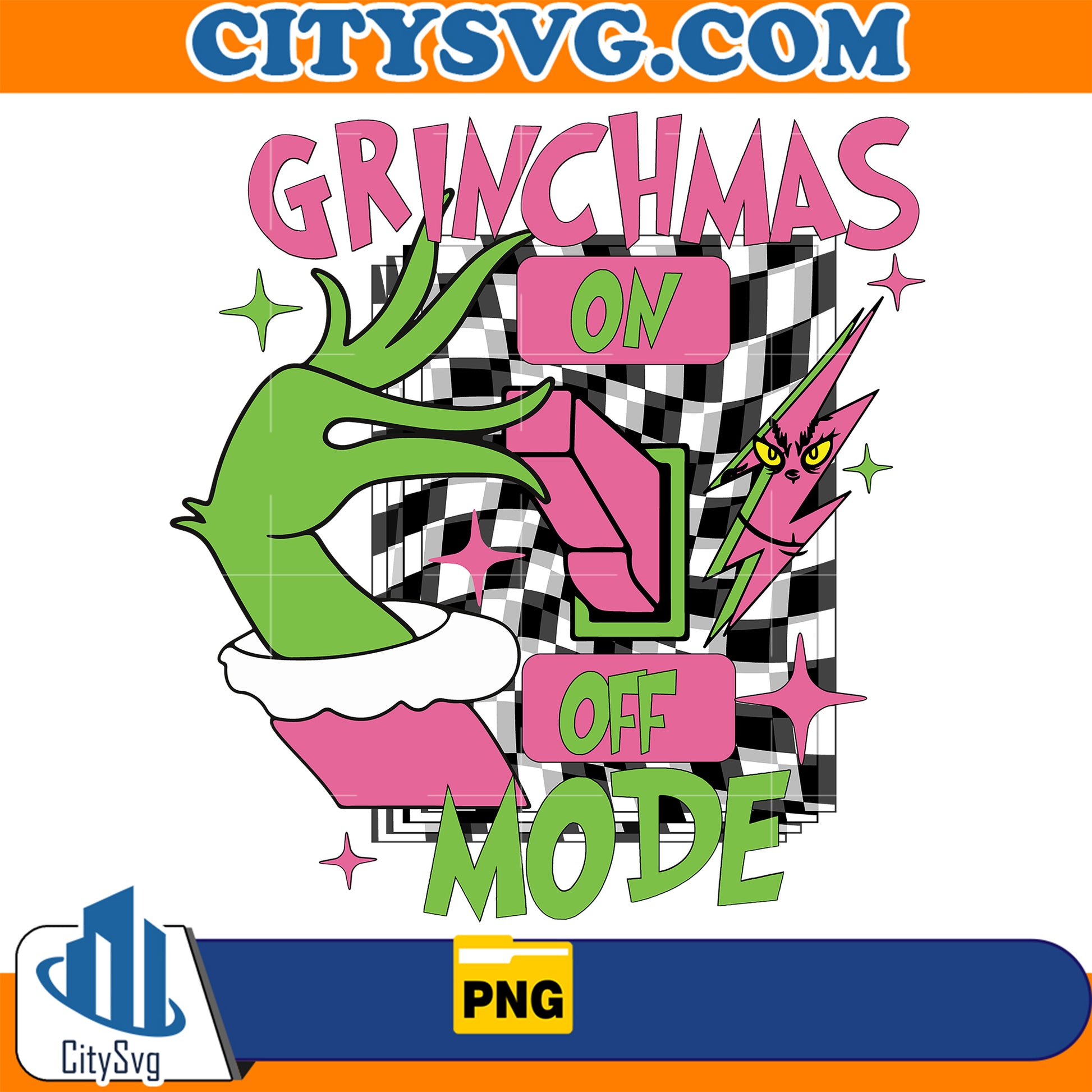 PinkGrinchmasModeChristmasPng