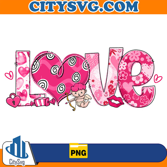 PinkLoveValentinePng