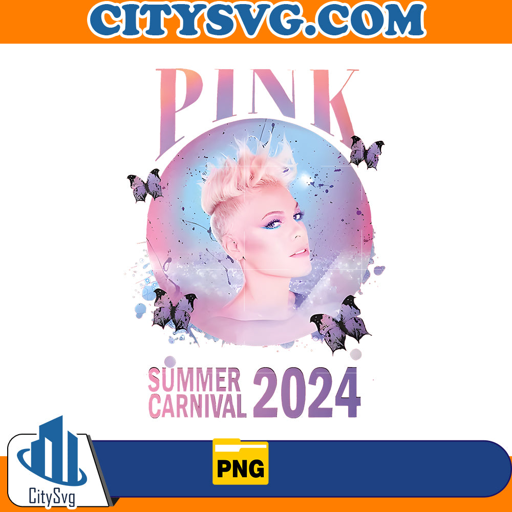 Pink Summer Carnival 2024 Png