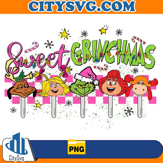 PinkSweetGrinchmasChristmasPng