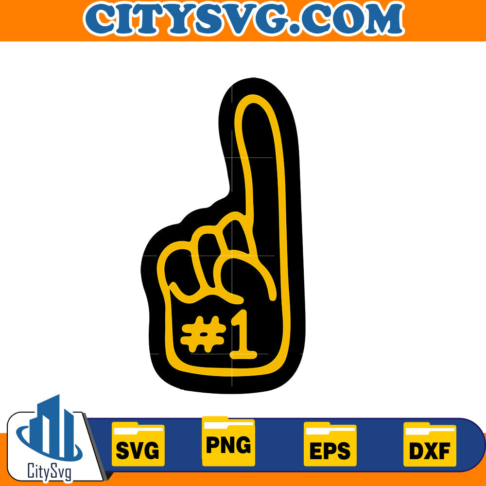 #1 Pittsburgh Steelers Svg