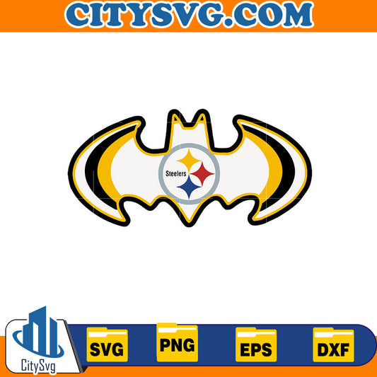 Bat Pittsburgh Steelers Svg