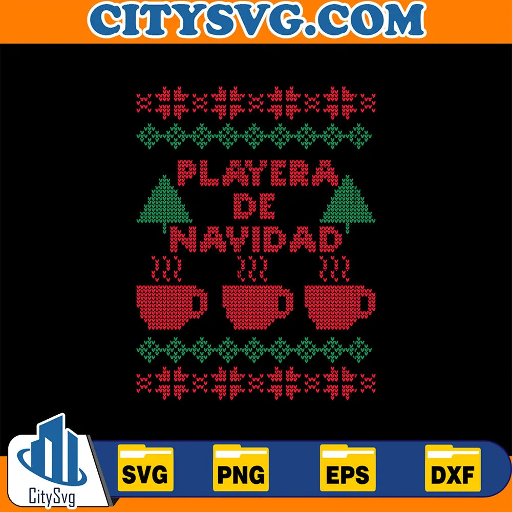 PlayeraDeNavidadUglyChristmasSvg