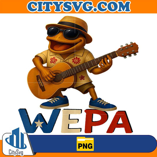 Playing-Guitar-Coqui-Boricua-Puerto-Rico-Wepa-Taino-African-Png