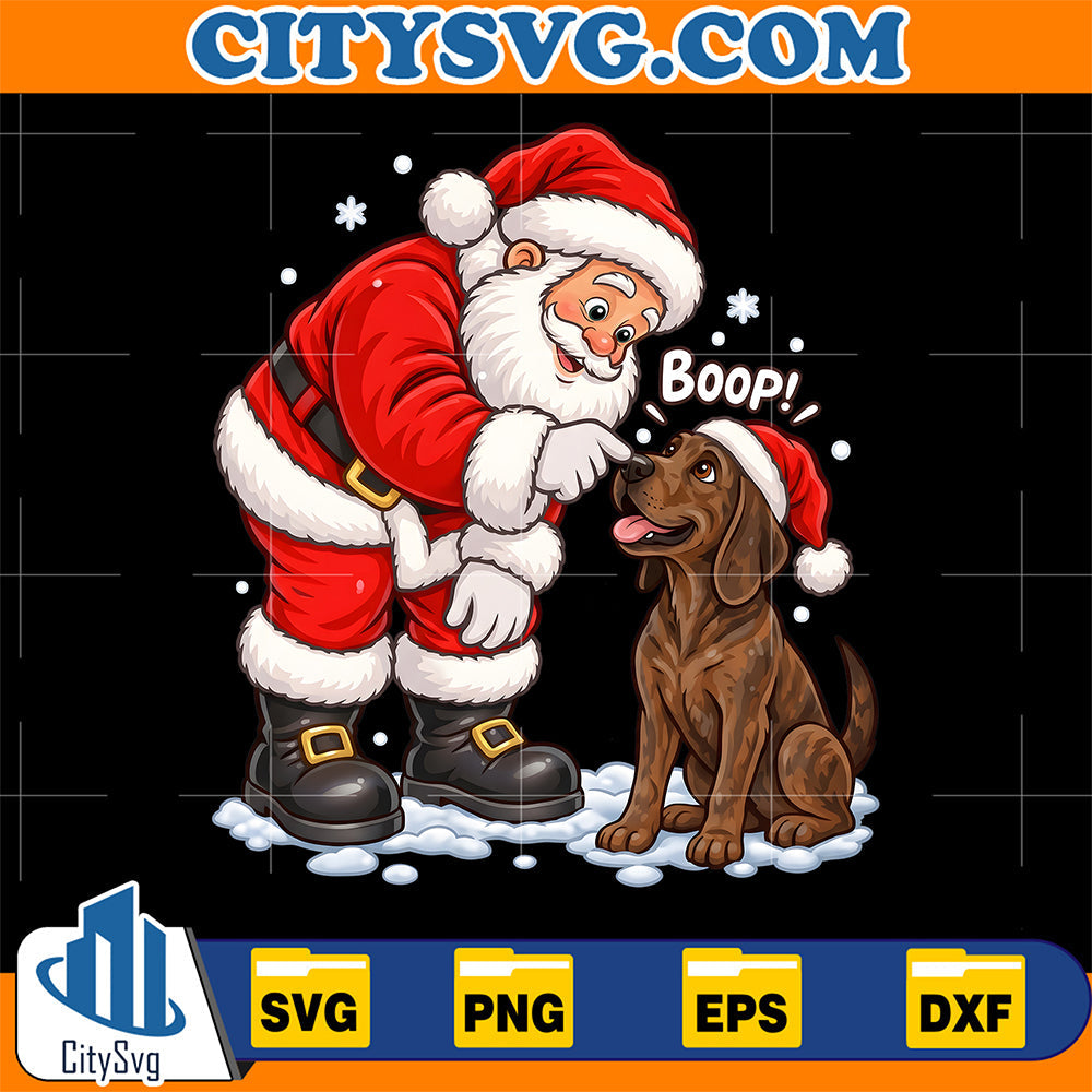 Plott-Hound-Boop-Santa-Christmas-Svg