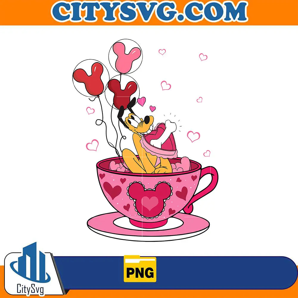 PlutoLoveInTeaCupValentinePng