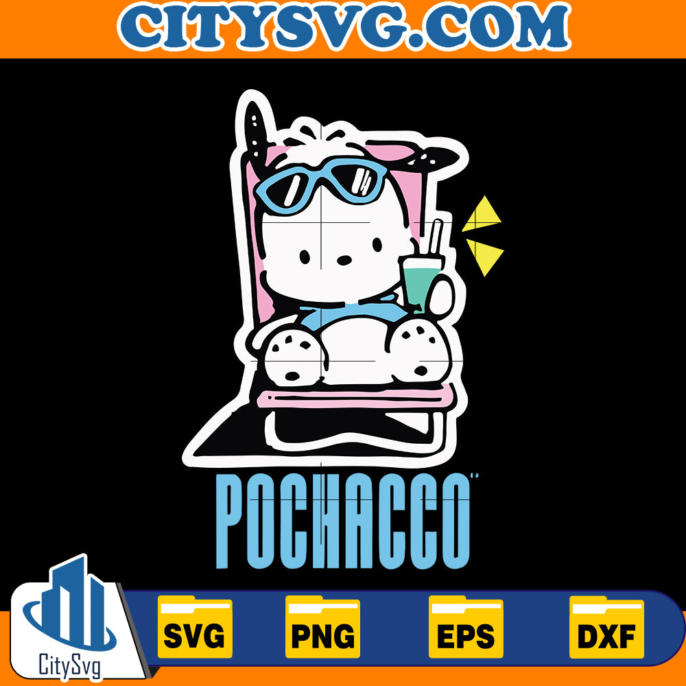 Pochacco Funny Social Worker Svg