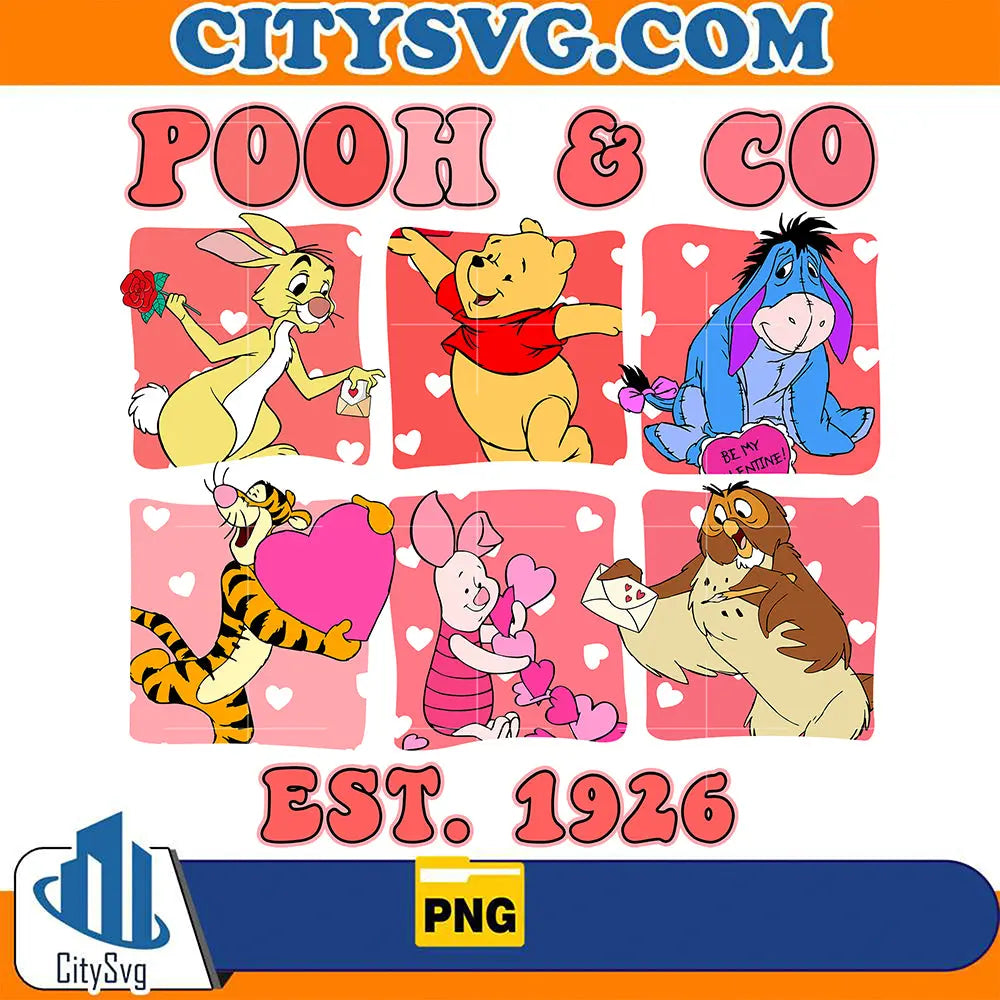 PoohAndCoEst1926ValentinePng_1