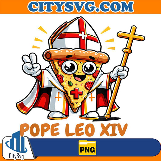 Pope-Robert-Prevost-Pope-Leo-XIV-Da-Pope-Funny-Pizza-Png