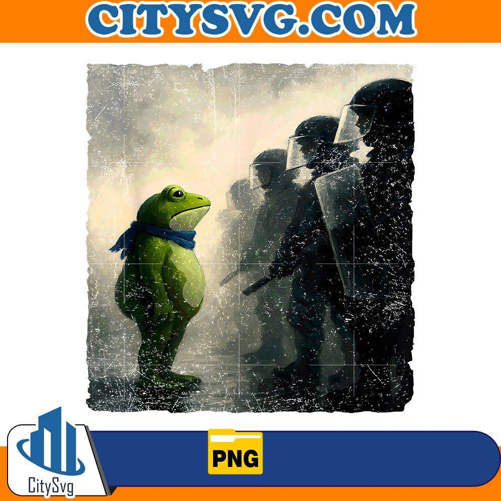 Portland-Frog-Funny-City-Art-Portland-Frog-Protest-Png