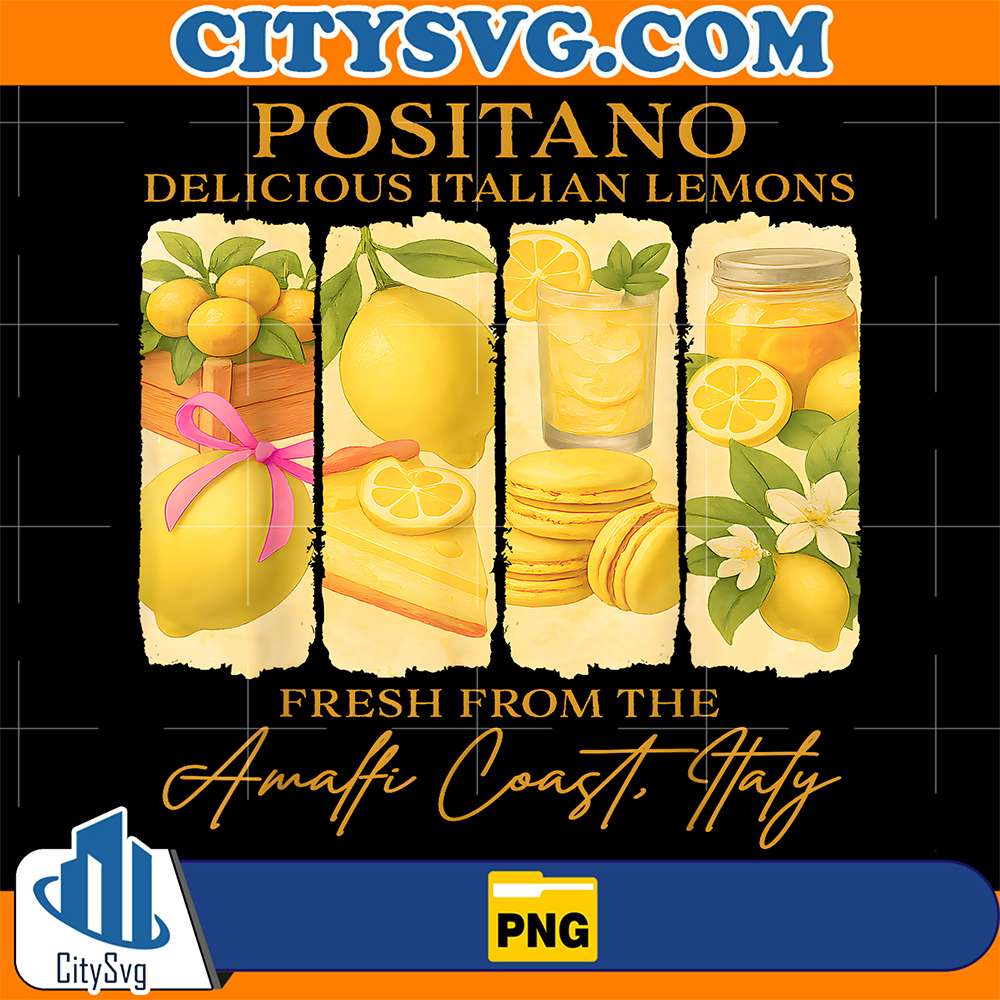 Positano-Delicious-Italian-Lemons-Fresh-From-The-Amalfi-Coast-Italy-Travel-Png