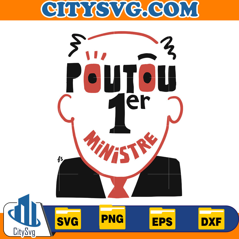 Poutou 1er ministry svg CitySvg